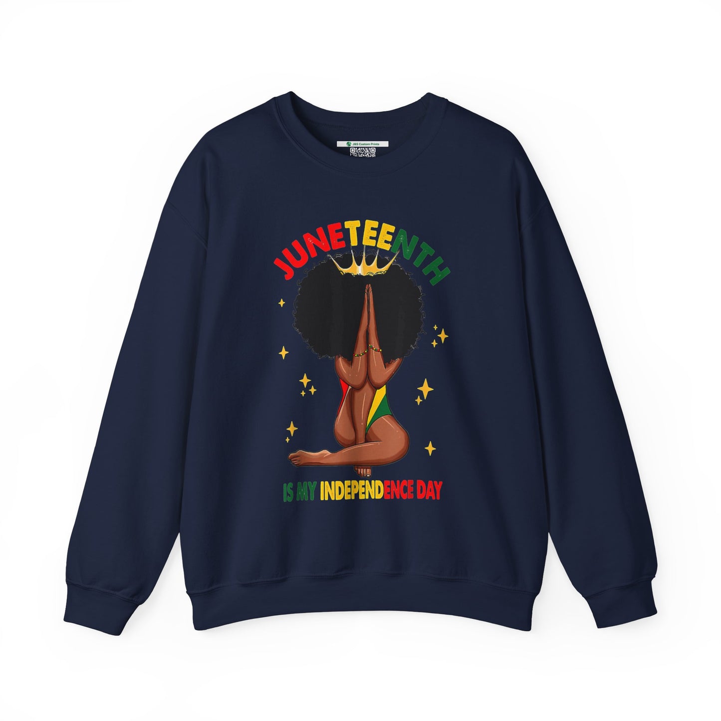 Juneteenth -- My Independence Day (Adult Unisex Crewneck Sweatshirt)