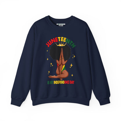 Juneteenth -- My Independence Day (Adult Unisex Crewneck Sweatshirt)