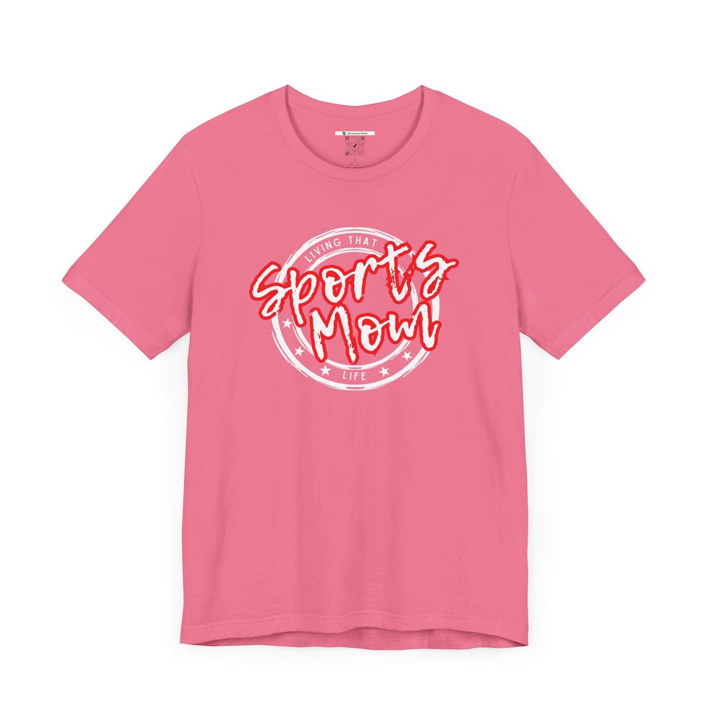 Sports Mom -- Red Font (Adult Unisex Tee)