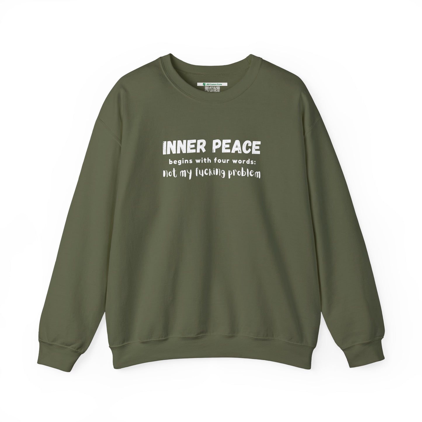 Inner Peace (Adult Unisex Crewneck Sweatshirt)