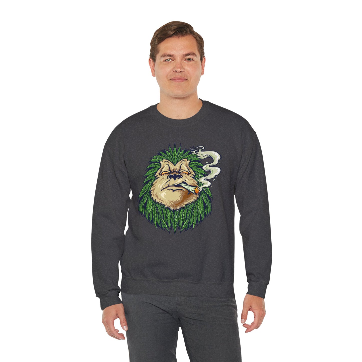 Cannabis (Adult Unisex Crewneck Sweatshirt)