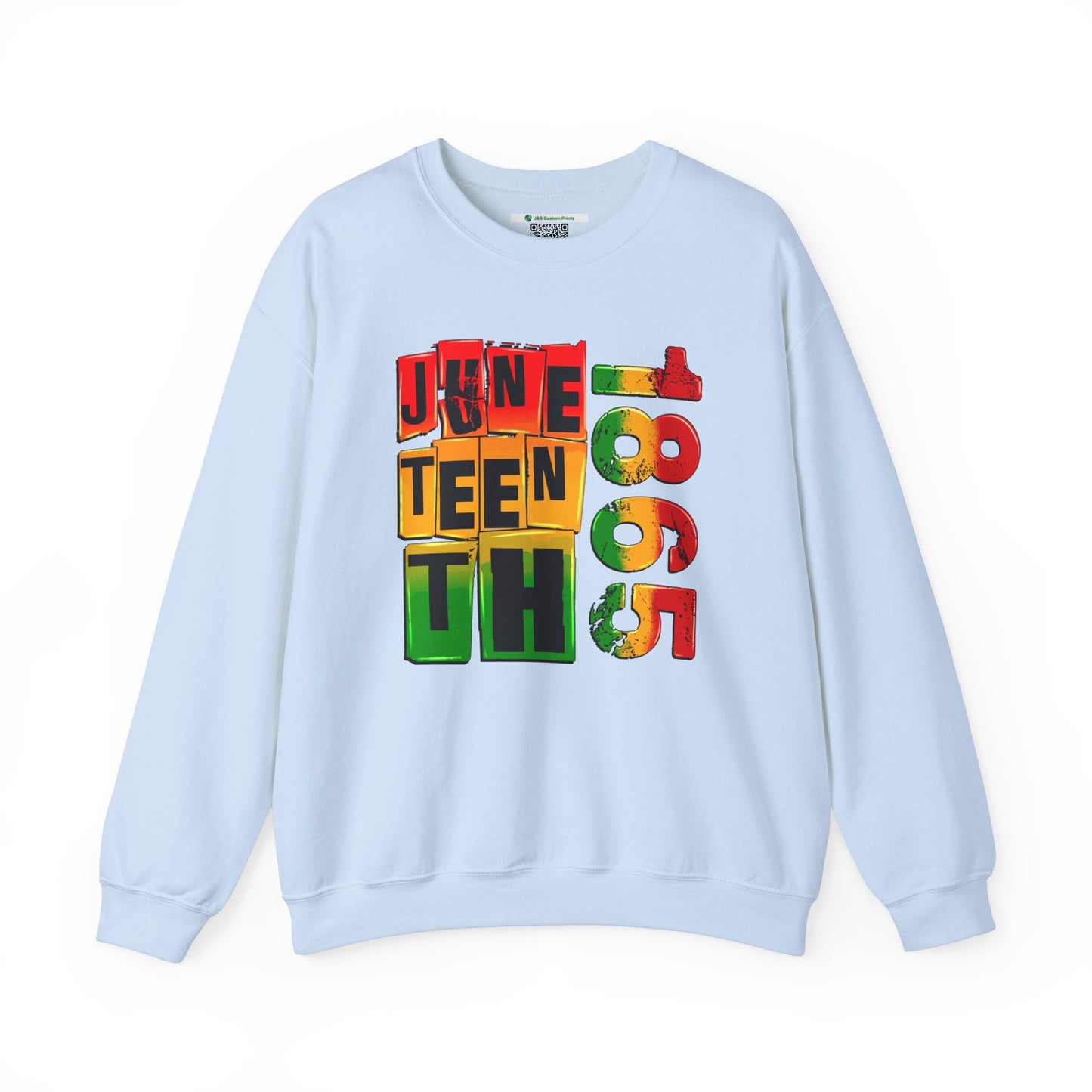 Juneteenth 1865 (Adult Unisex Crewneck Sweatshirt)