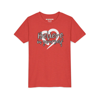Believe In Yourself -- Gray (Youth Unisex Tee)