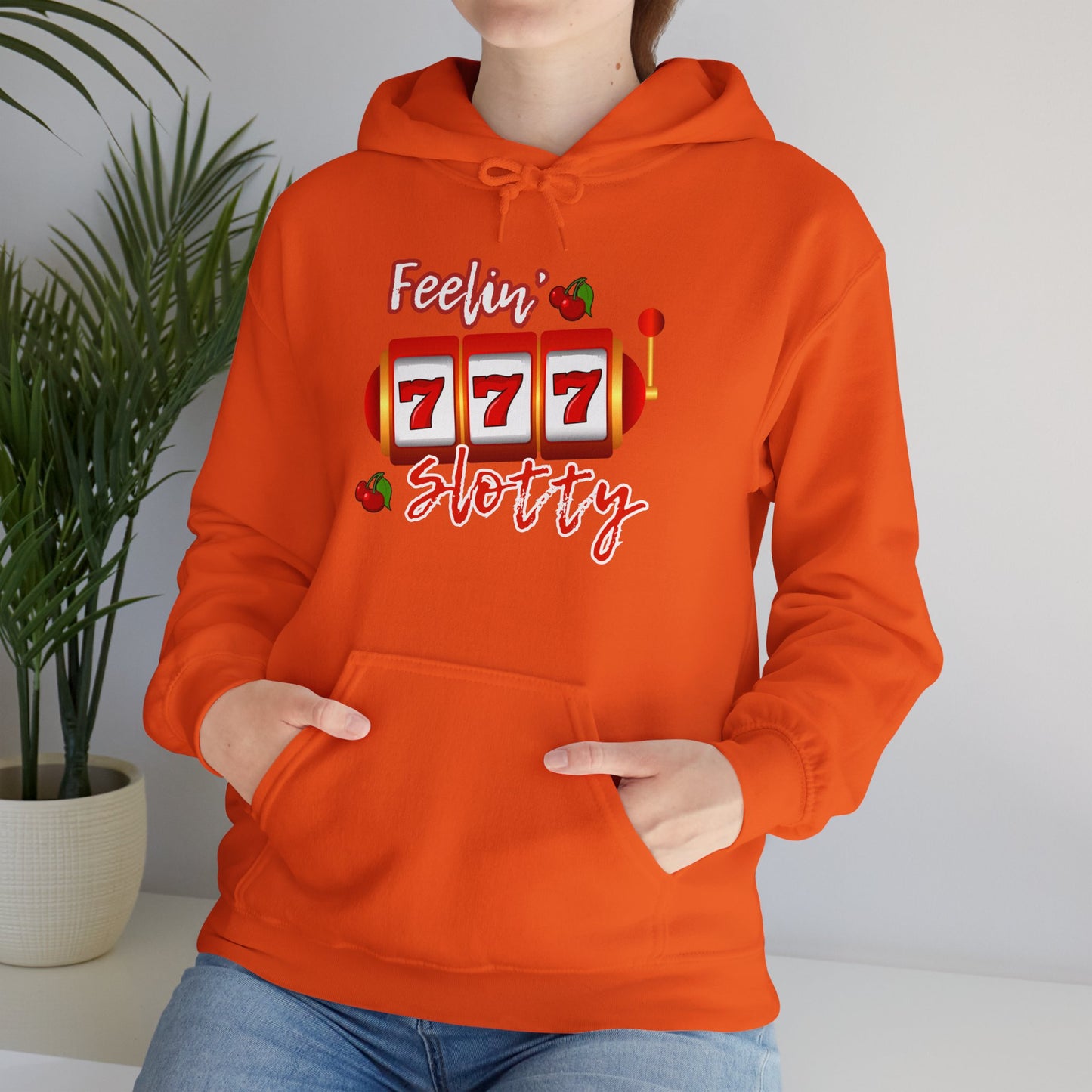 Feelin' Slotty (Adult Unisex Hooded Sweatshirt)