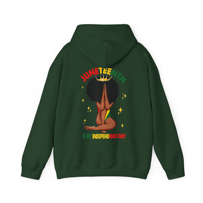 Juneteenth -- My Independence Day (Adult Unisex Hooded Sweatshirt)