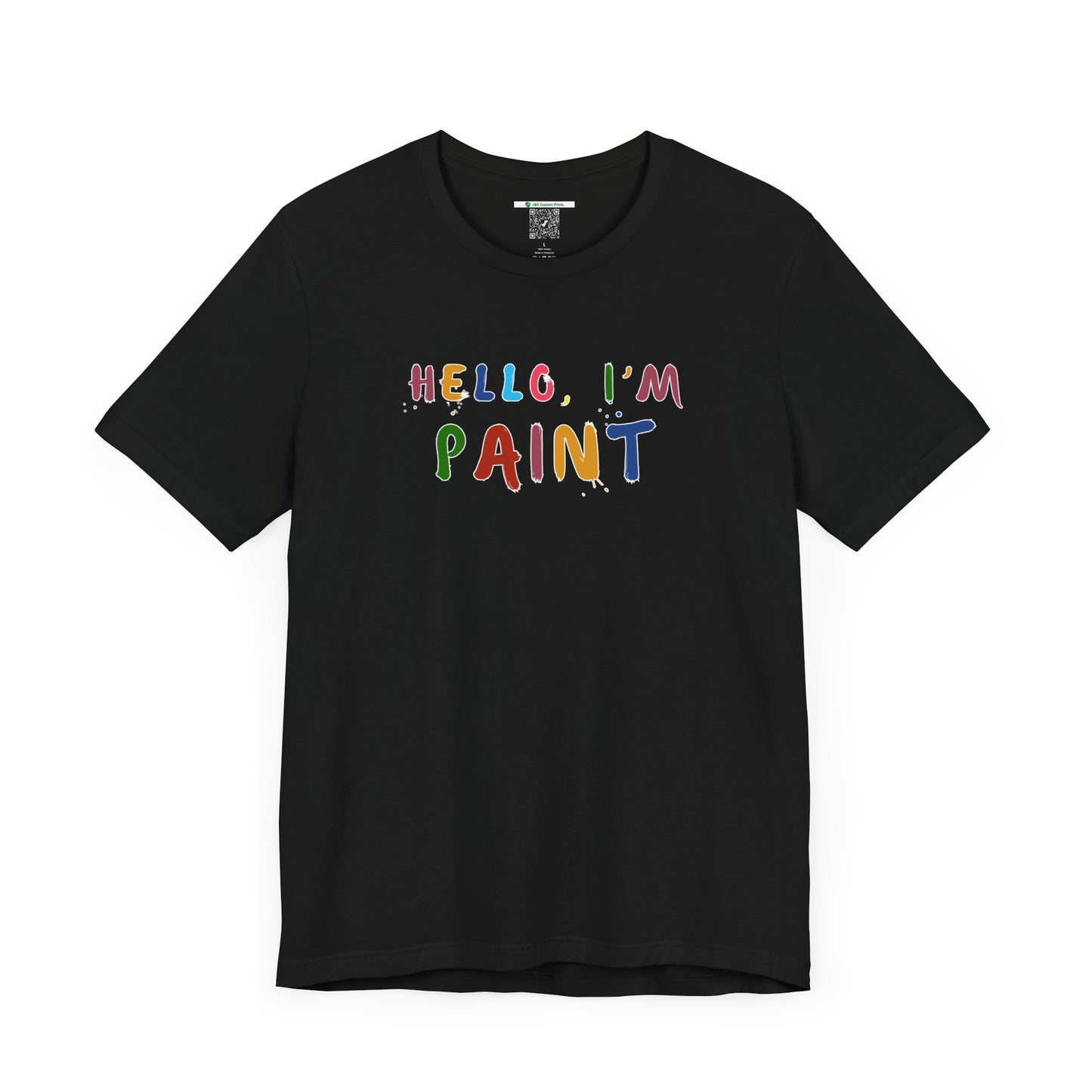 Matching Couple's Set -- Hello, I'm Paint (Adult Unisex Tee)