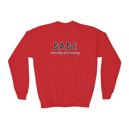 BABE (Youth Unisex Crewneck Sweatshirt)