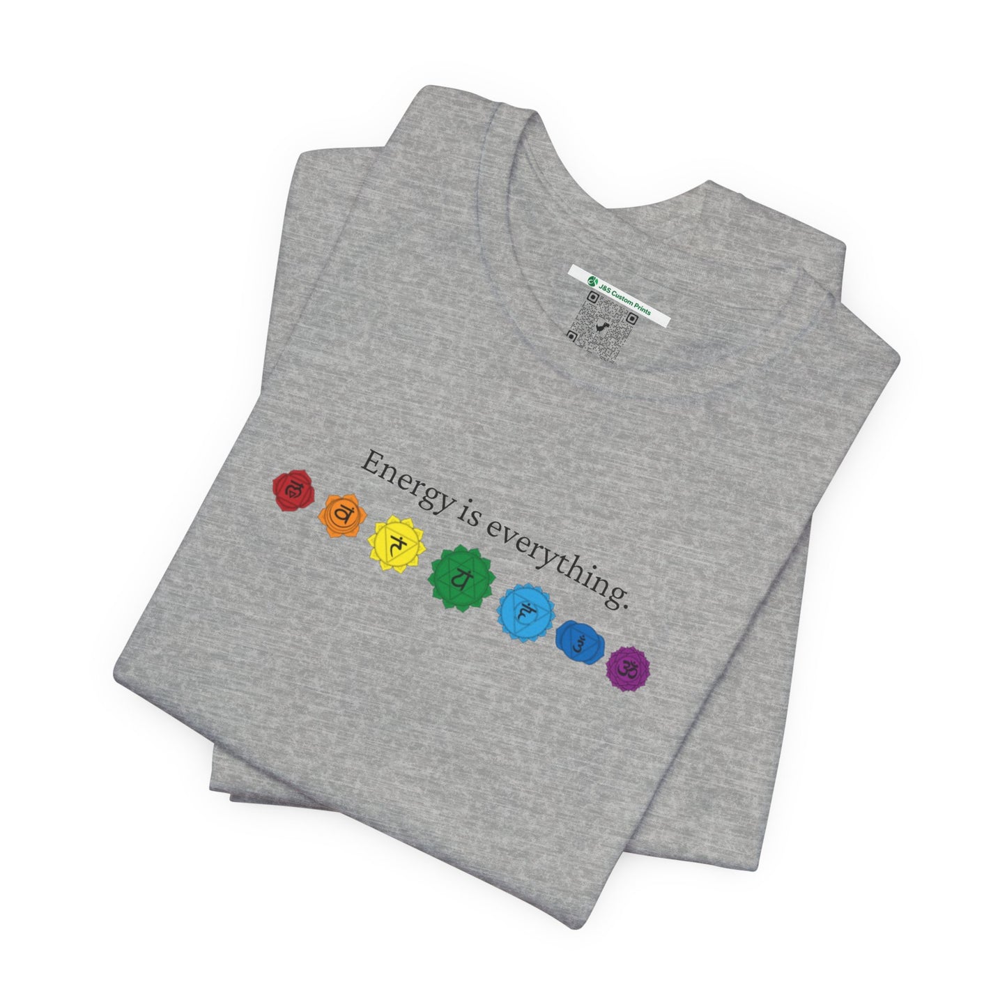 Energy is Everything -- Chakras (Adult Unisex Tee)