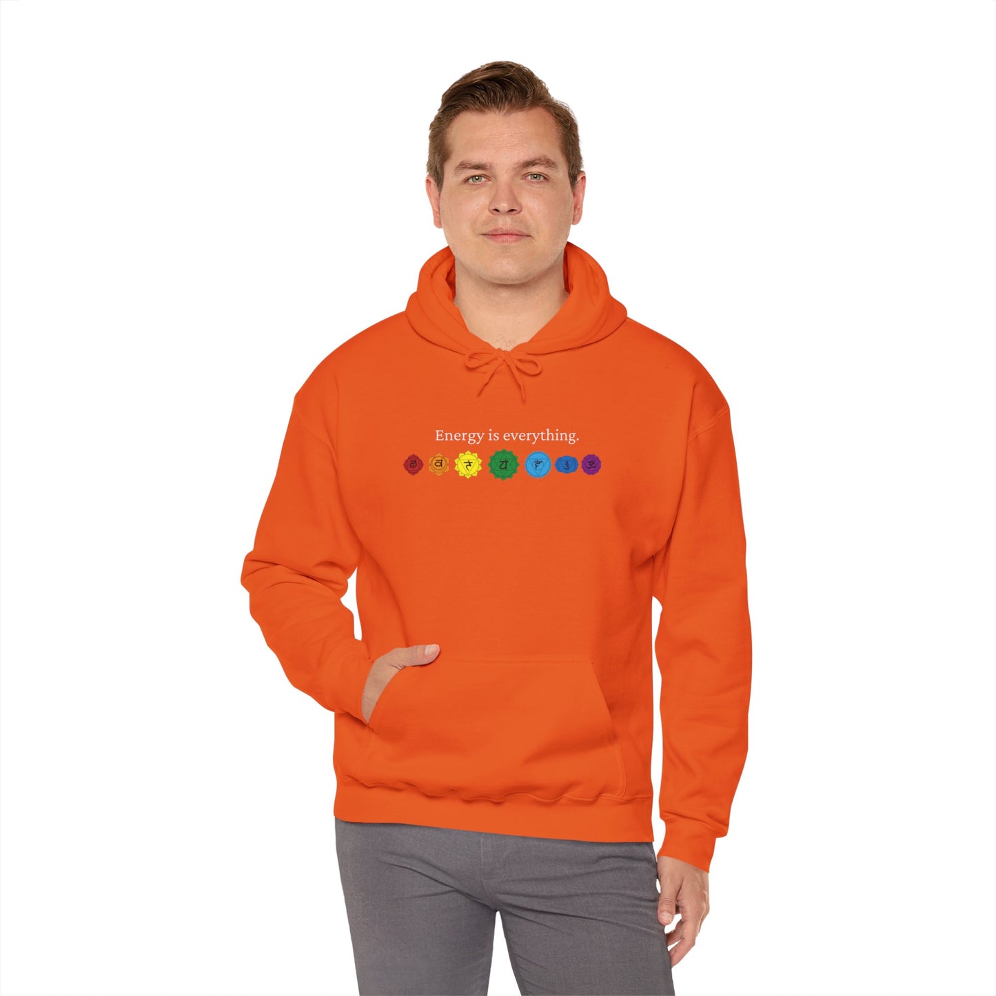 Energy is Everything -- Chakras (Adult Unisex Hooded Sweatshirt)
