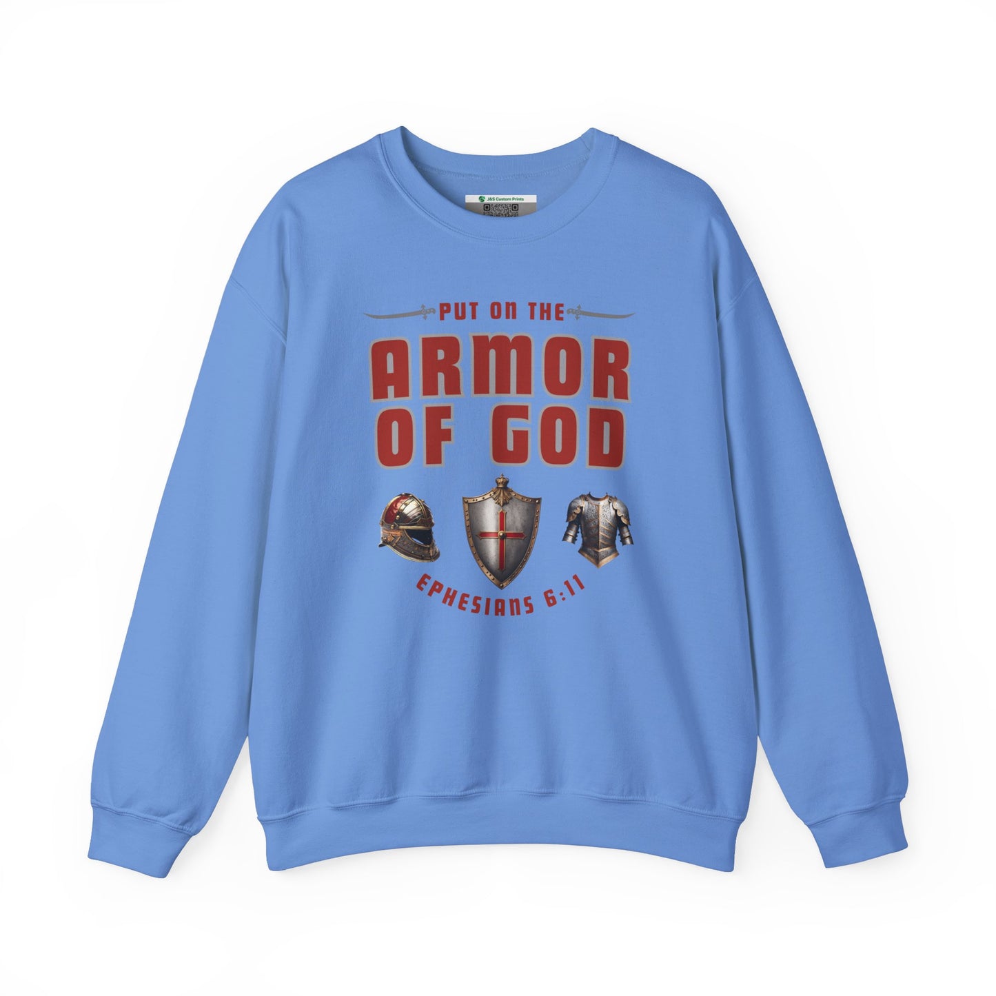 Armor Of God (Adult Unisex Crewneck Sweatshirt)