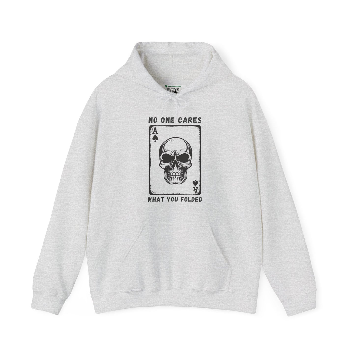 No One Cares What You Folded (Adult Unisex Hooded Sweatshirt)