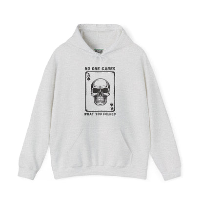 No One Cares What You Folded (Adult Unisex Hooded Sweatshirt)