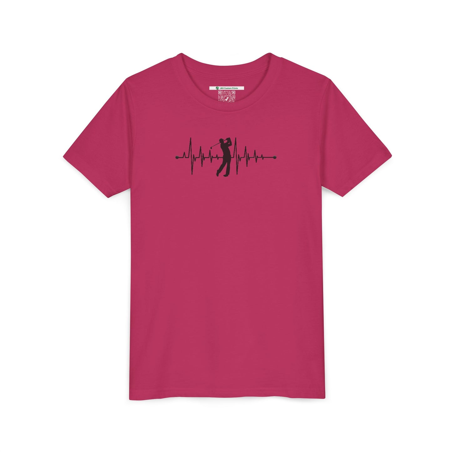 Golf Heartbeat (Youth Unisex Tee)