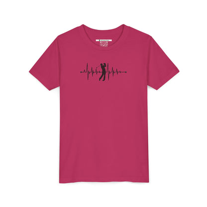 Golf Heartbeat (Youth Unisex Tee)