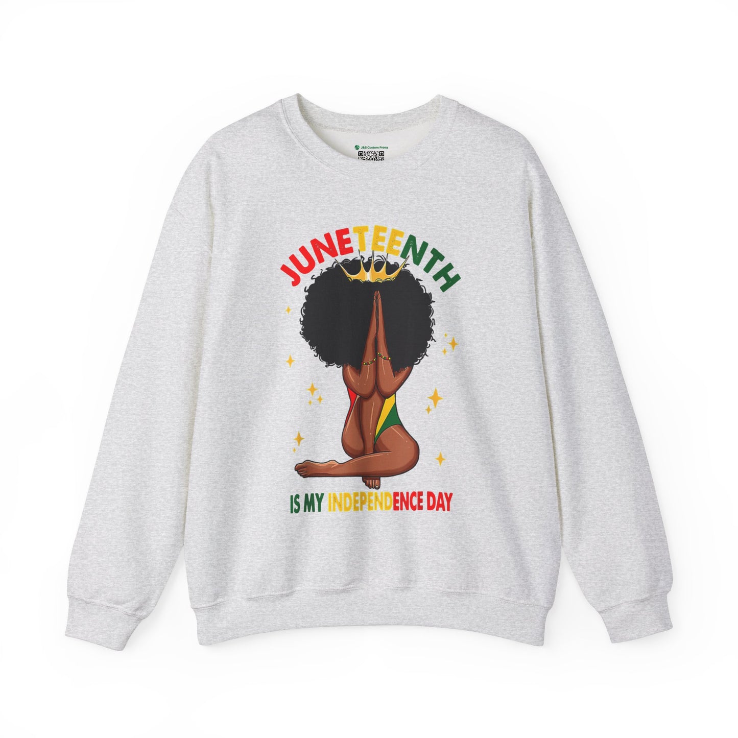 Juneteenth -- My Independence Day (Adult Unisex Crewneck Sweatshirt)