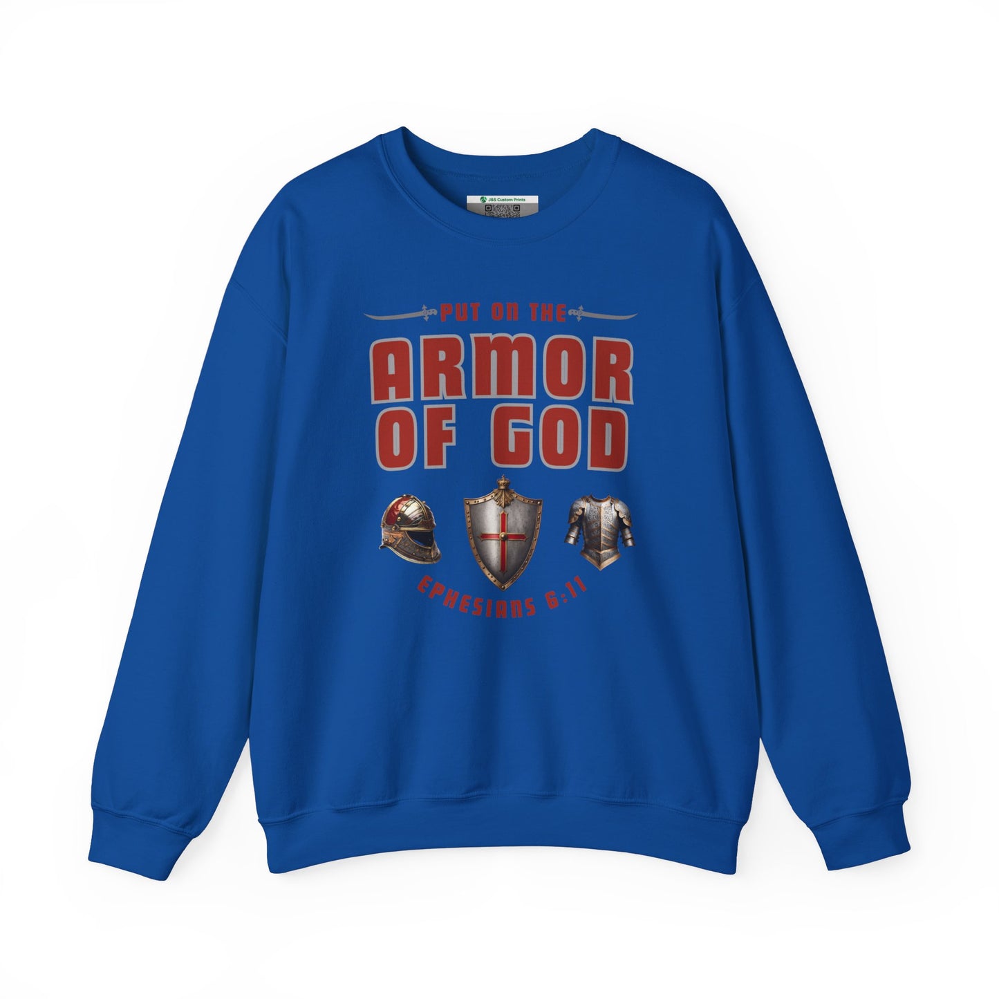 Armor Of God (Adult Unisex Crewneck Sweatshirt)