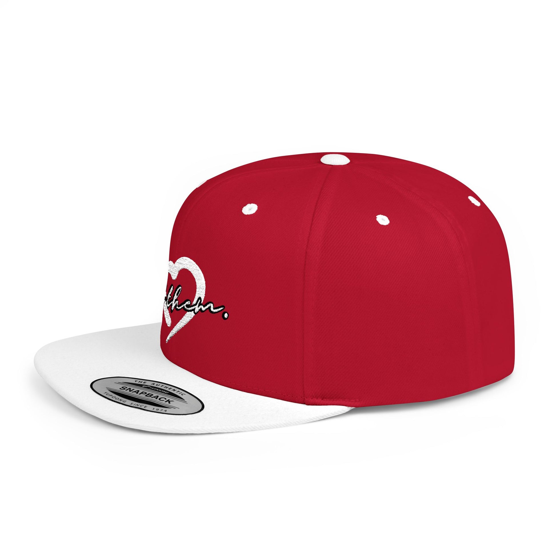 Let Them (Embroidered Snapback Flat-Bill Cotton Hat) - J&S Custom Prints