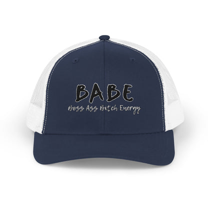 BABE (Embroidered Snapback Trucker Hat)