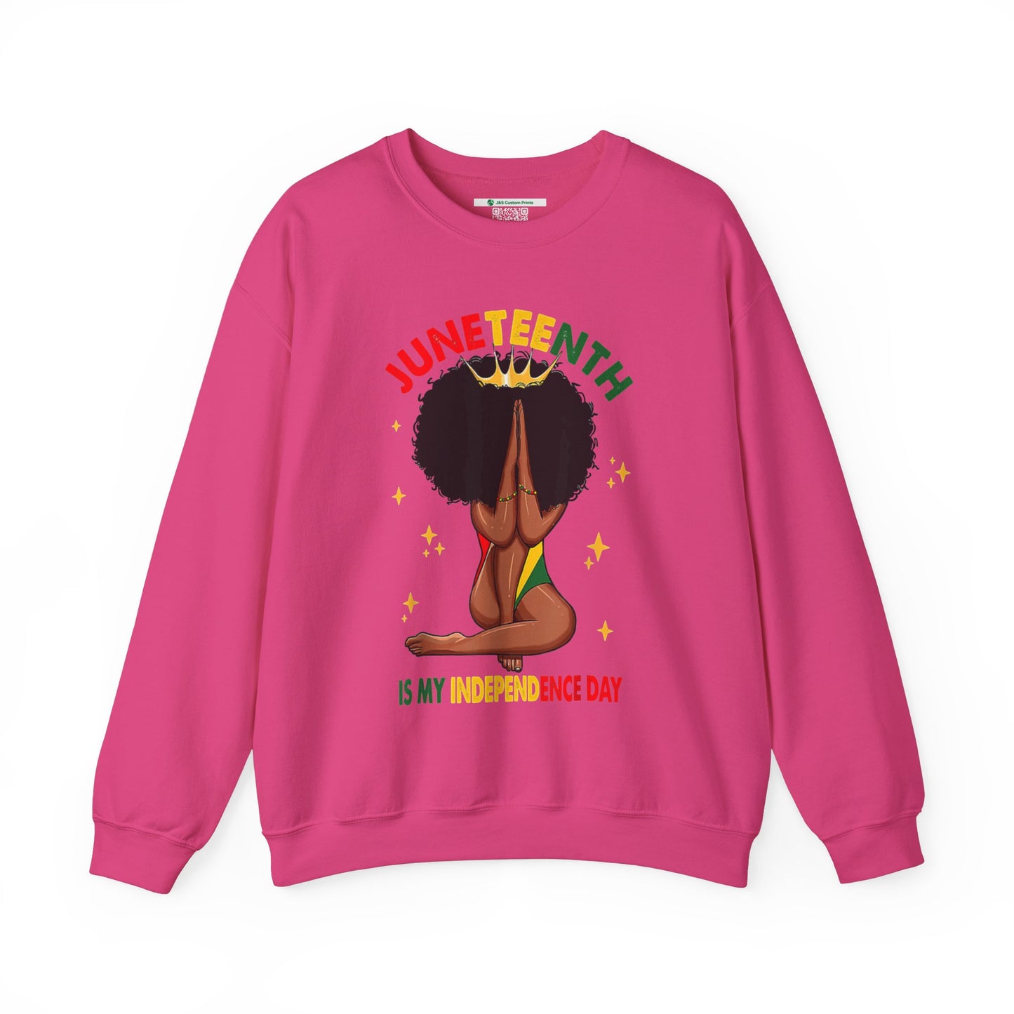 Juneteenth -- My Independence Day (Adult Unisex Crewneck Sweatshirt)