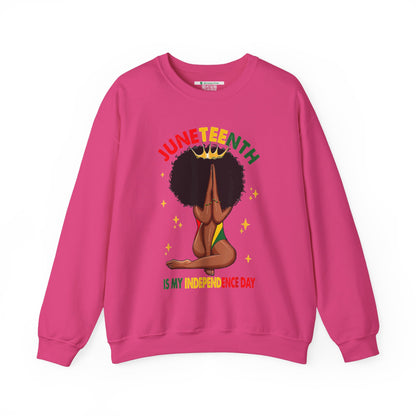 Juneteenth -- My Independence Day (Adult Unisex Crewneck Sweatshirt)