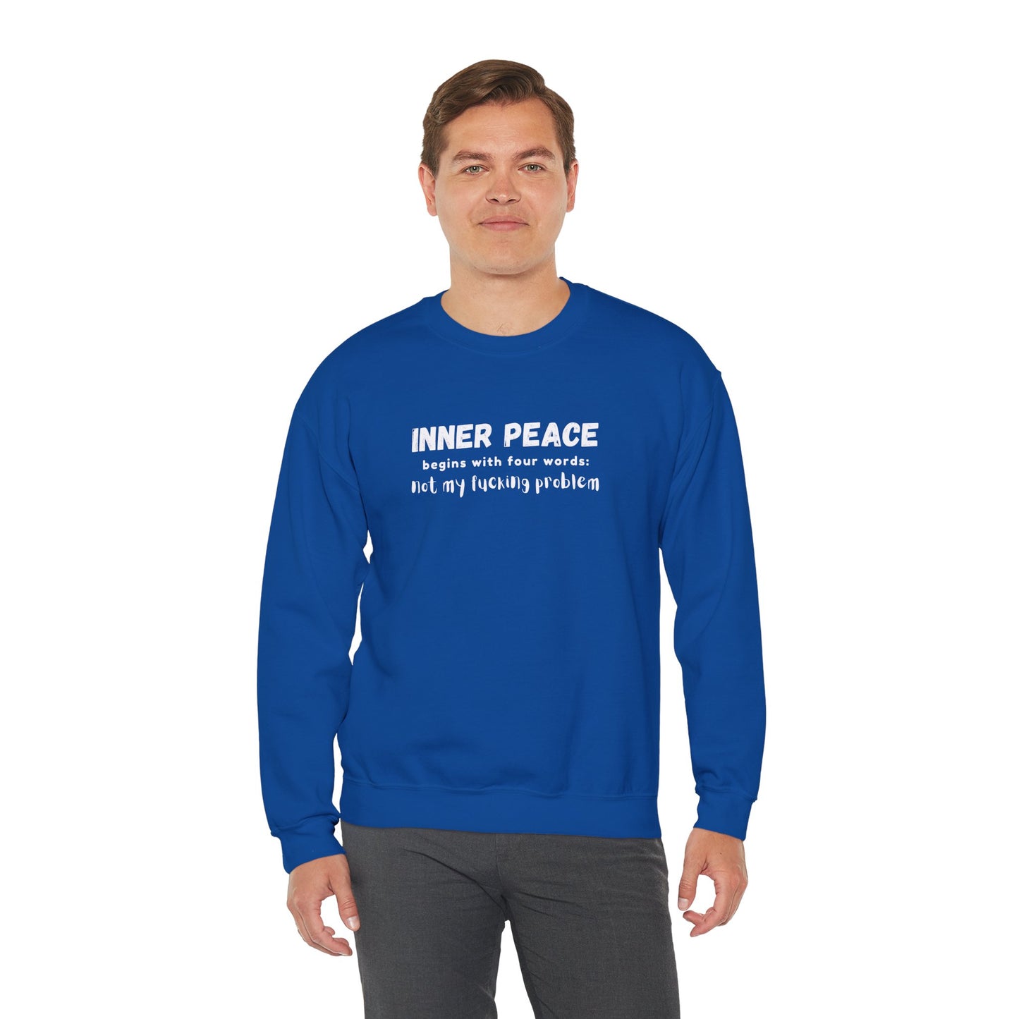 Inner Peace (Adult Unisex Crewneck Sweatshirt)