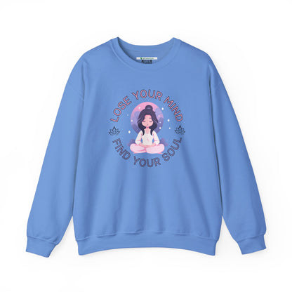 Mindful Awareness -- Meditation (Adult Unisex Crewneck Sweatshirt)