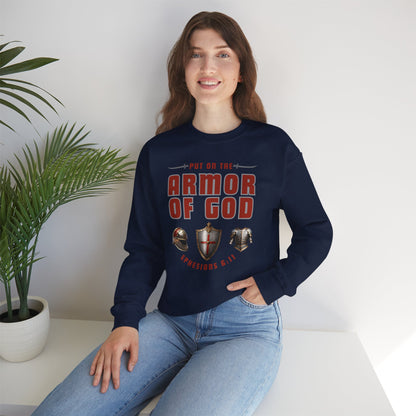 Armor Of God (Adult Unisex Crewneck Sweatshirt)