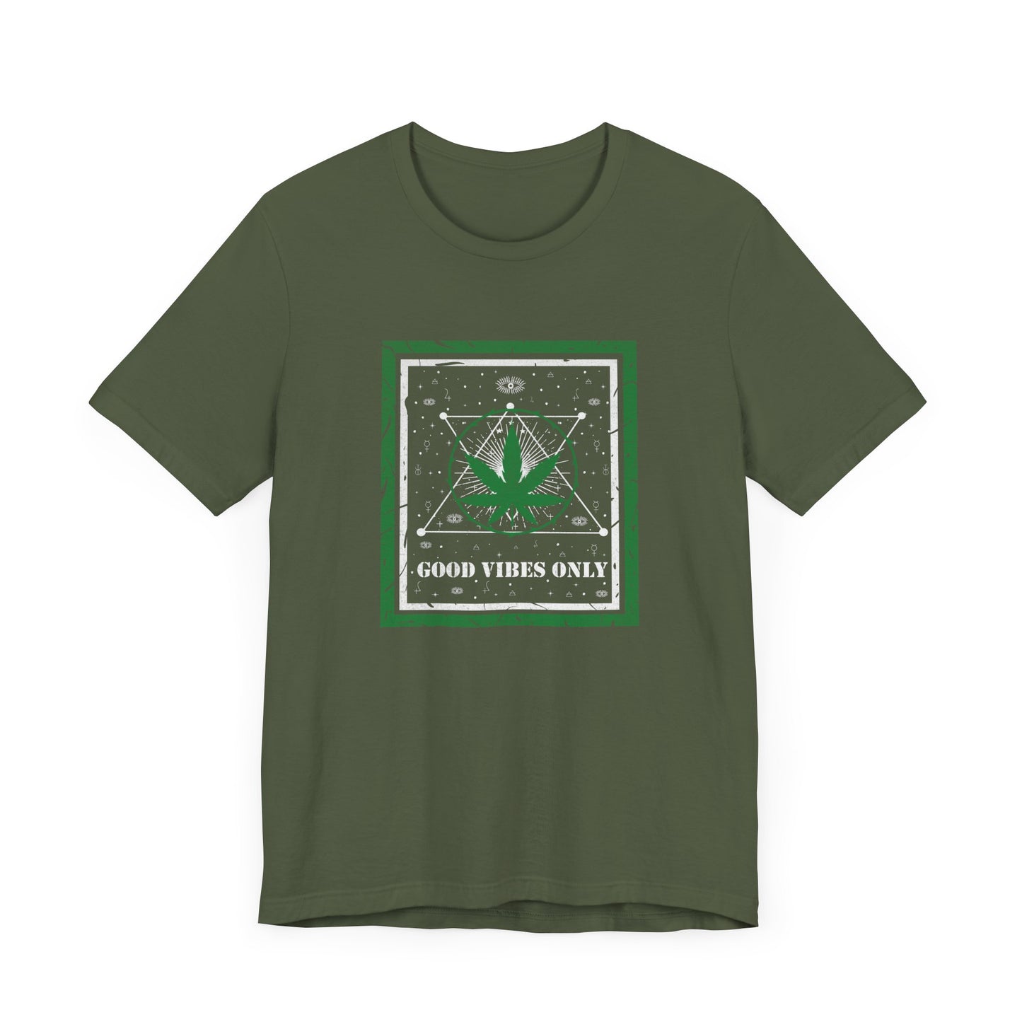 Cannabis -- Good Vibes Only (Adult Unisex Tee)