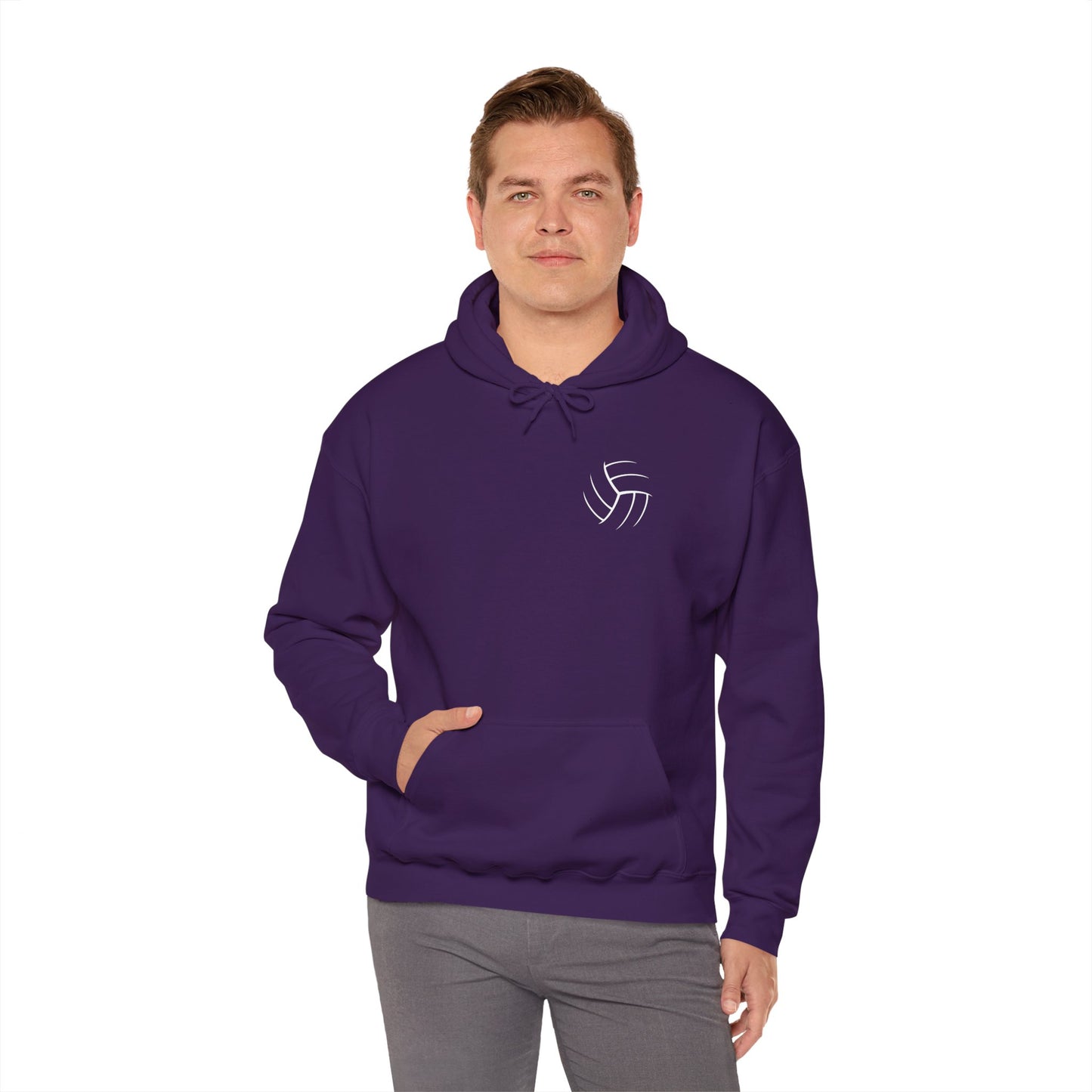 Volleyball Soft Serve (Adult Unisex Hooded Sweatshirt)