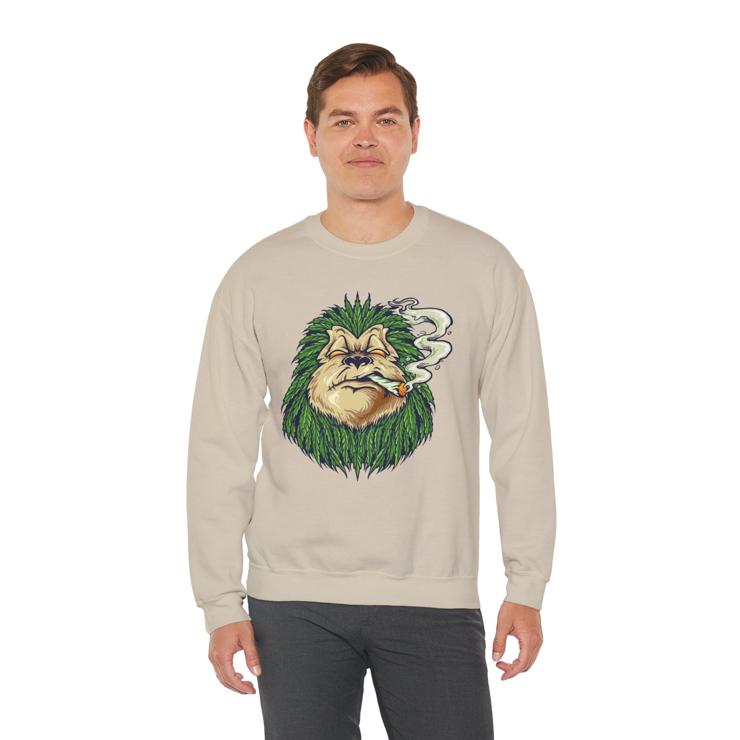 Cannabis (Adult Unisex Crewneck Sweatshirt)