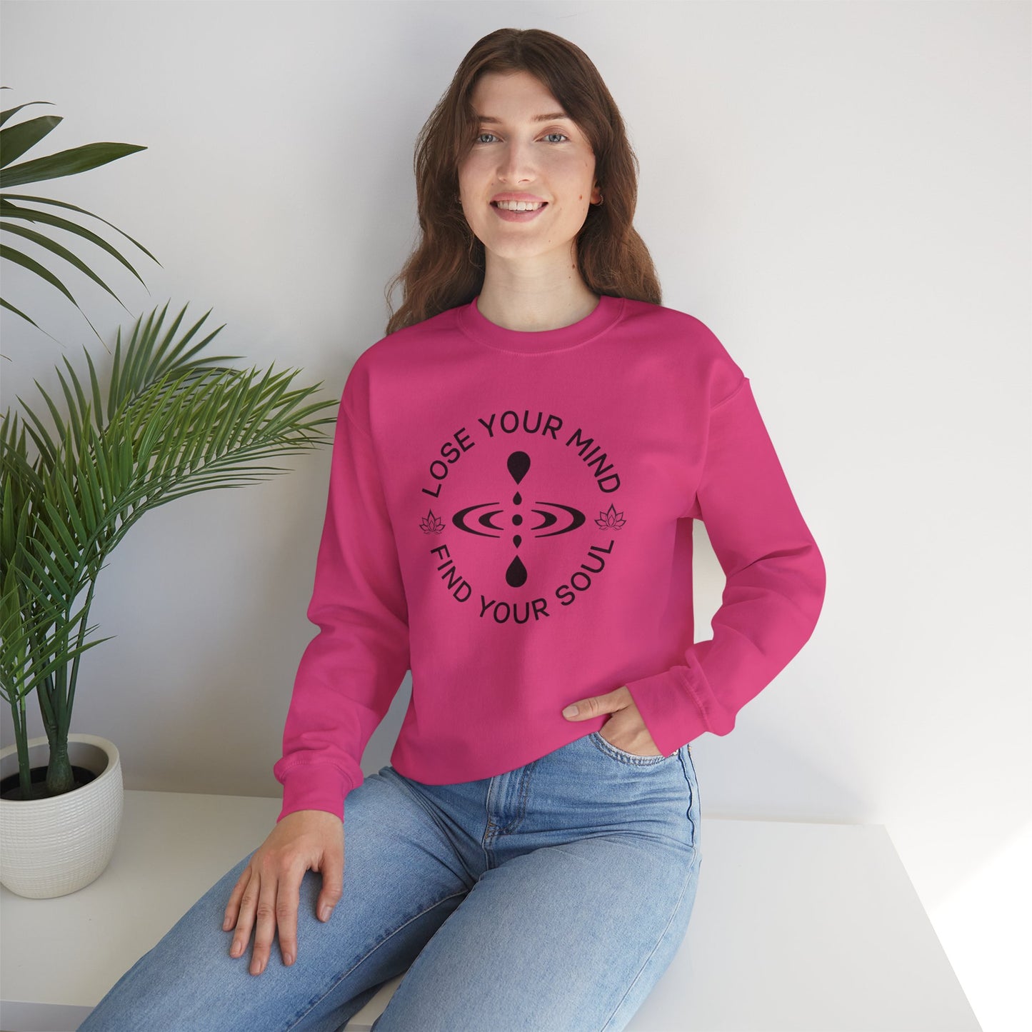 Mindful Awareness -- Icon (Adult Unisex Crewneck Sweatshirt)