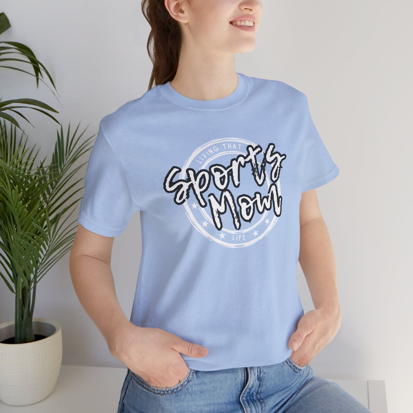Sports Mom -- Black Font (Adult Unisex Tee)