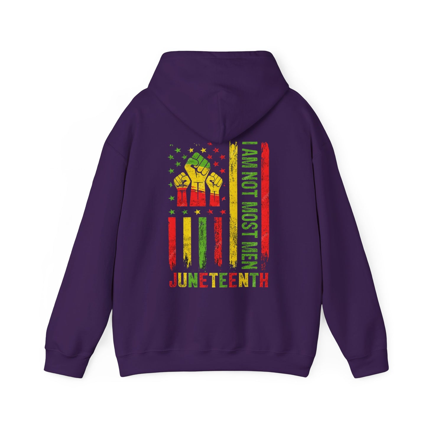 Juneteenth -- Not Most Men (Adult Unisex Hooded Sweatshirt)