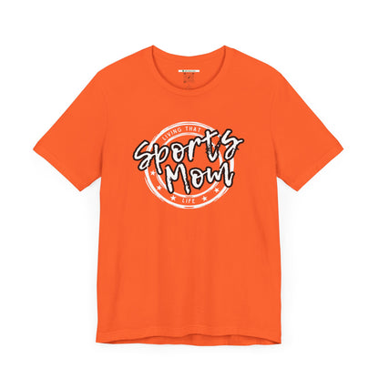 Sports Mom -- Black Font (Adult Unisex Tee)