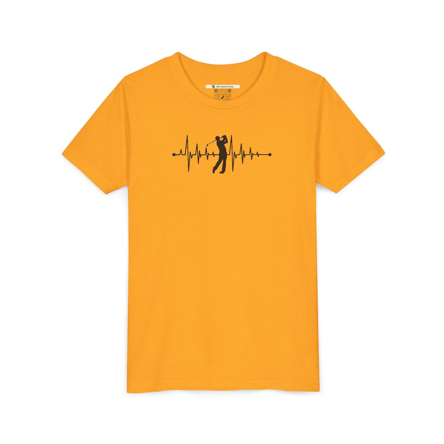 Golf Heartbeat (Youth Unisex Tee)