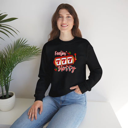 Feelin' Slotty (Adult Unisex Crewneck Sweatshirt)