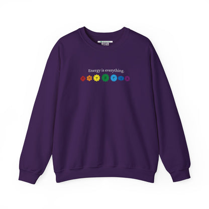 Energy is Everything -- Chakras (Adult Unisex Crewneck Sweatshirt)