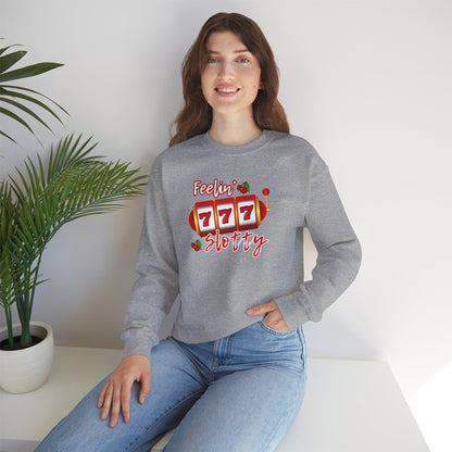Feelin' Slotty (Adult Unisex Crewneck Sweatshirt)