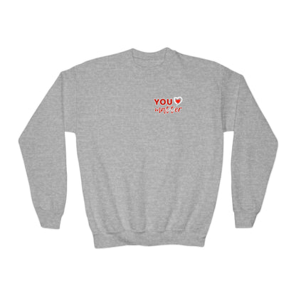 To The Person Behind Me (Youth Unisex Crewneck)