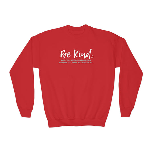 Be Kind (Youth Unisex Crewneck Sweatshirt)