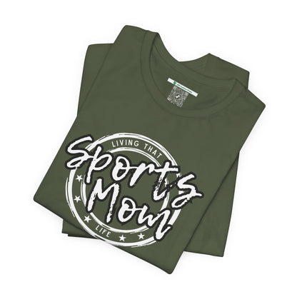 Sports Mom -- Black Font (Adult Unisex Tee)