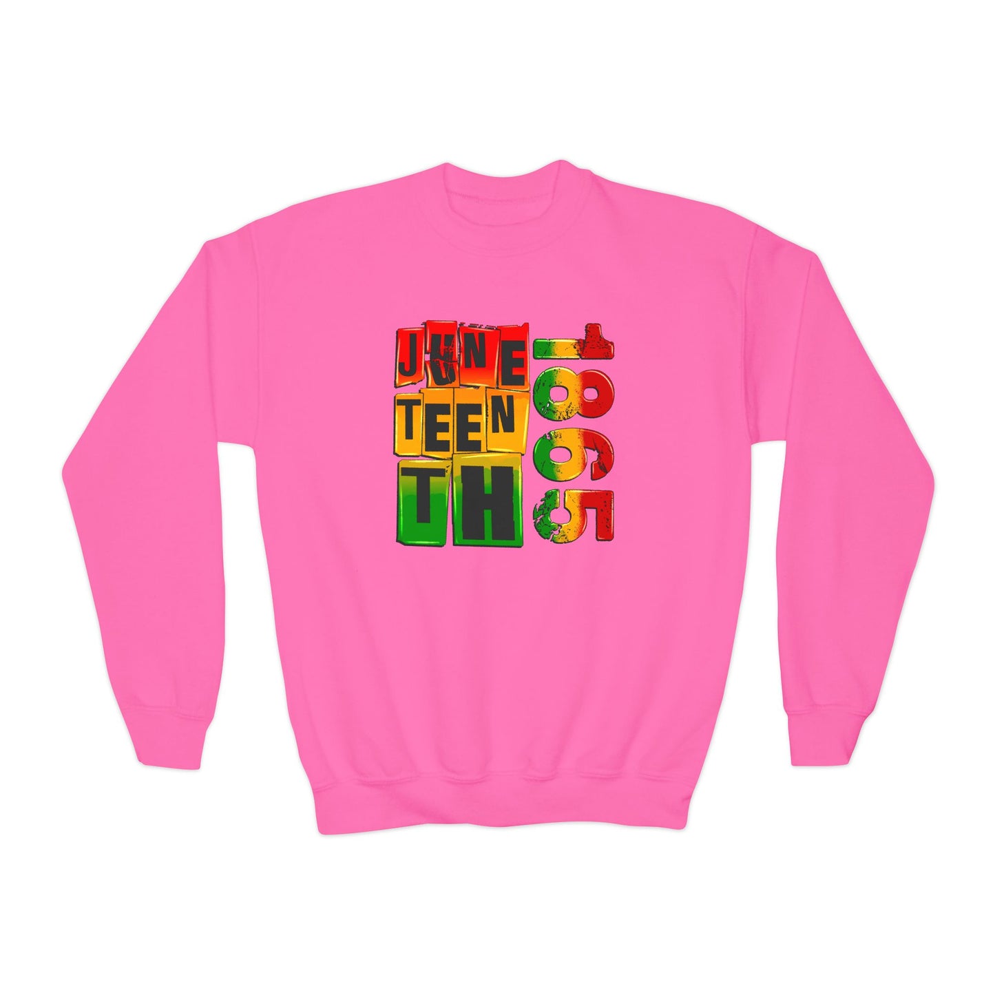 Juneteenth 1865 (Youth Unisex Crewneck Sweatshirt)