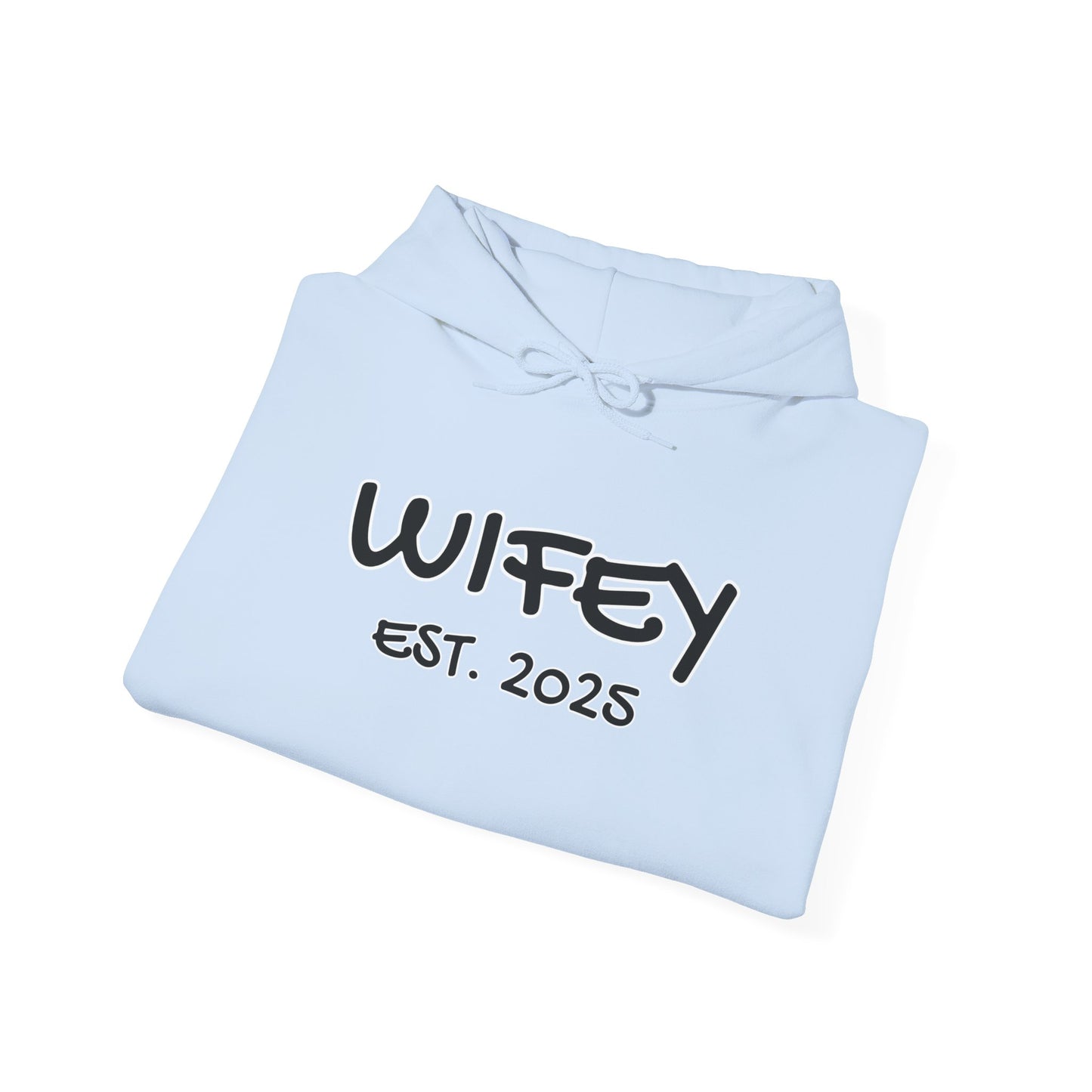 Matching Marriage Set -- "Wifey" (Adult Unisex Hooded Sweatshirt)
