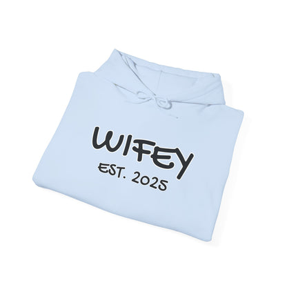 Matching Marriage Set -- "Wifey" (Adult Unisex Hooded Sweatshirt)