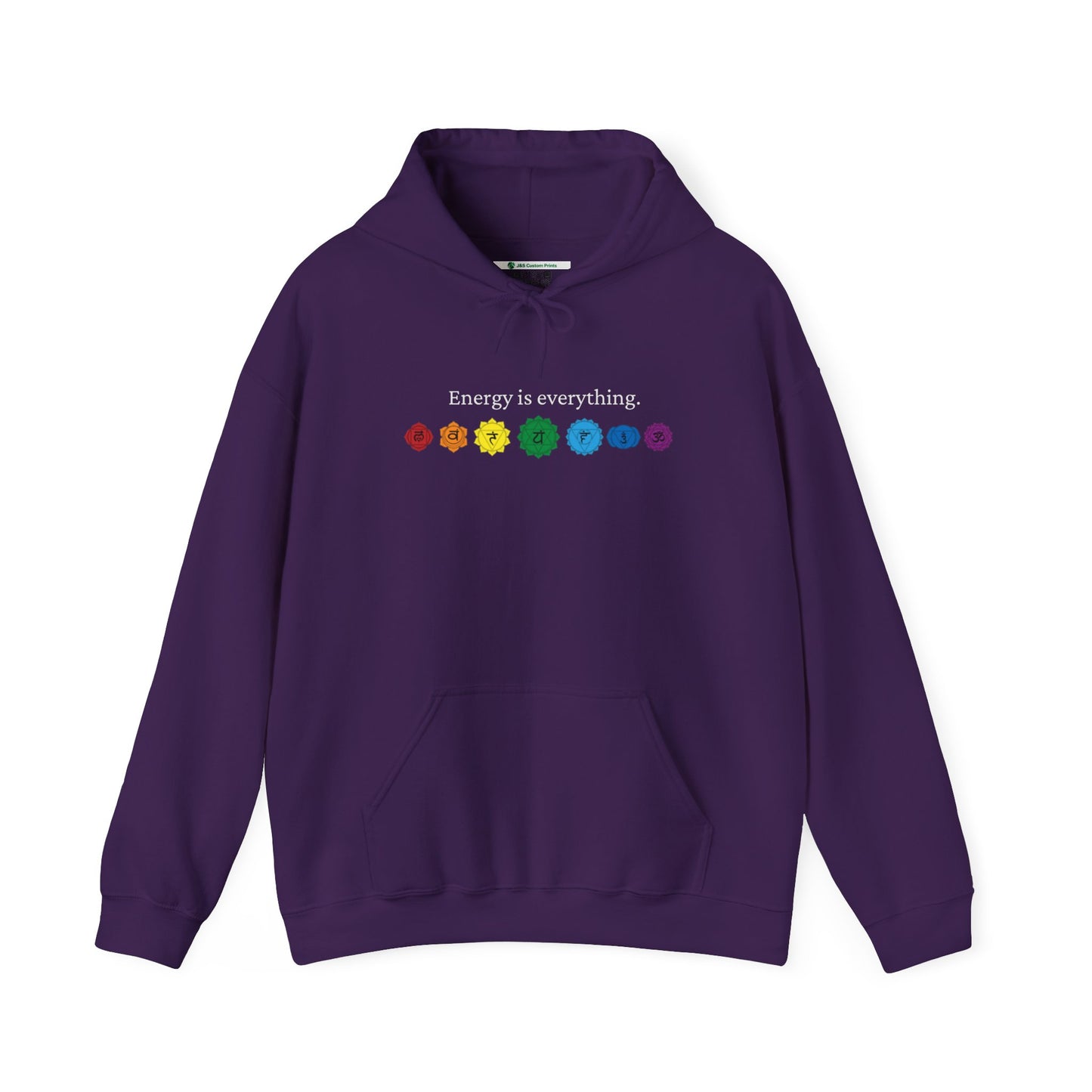 Energy is Everything -- Chakras (Adult Unisex Hooded Sweatshirt)
