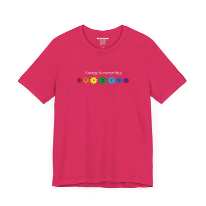 Energy is Everything -- Chakras (Adult Unisex Tee)