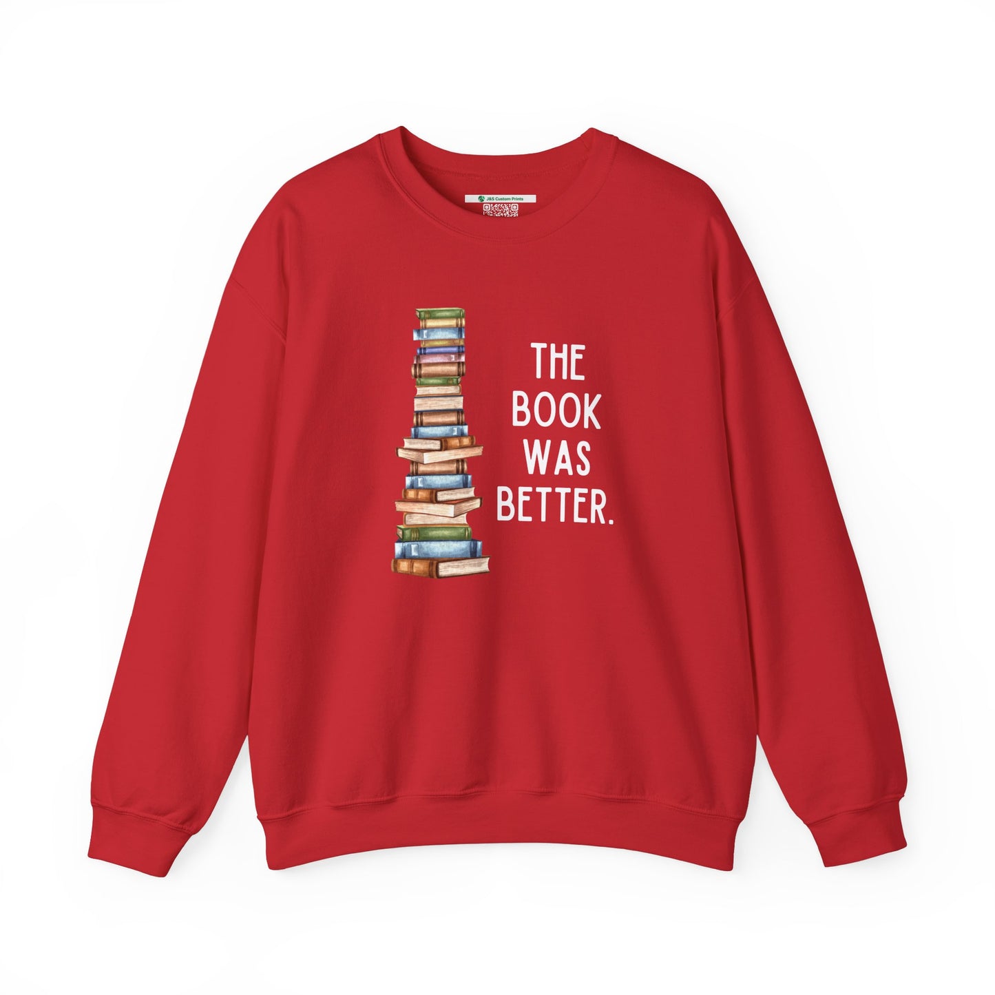 The Book Was Better [2] (Adult Unisex Crewneck Sweatshirt)
