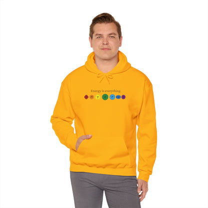 Energy is Everything -- Chakras (Adult Unisex Hooded Sweatshirt)