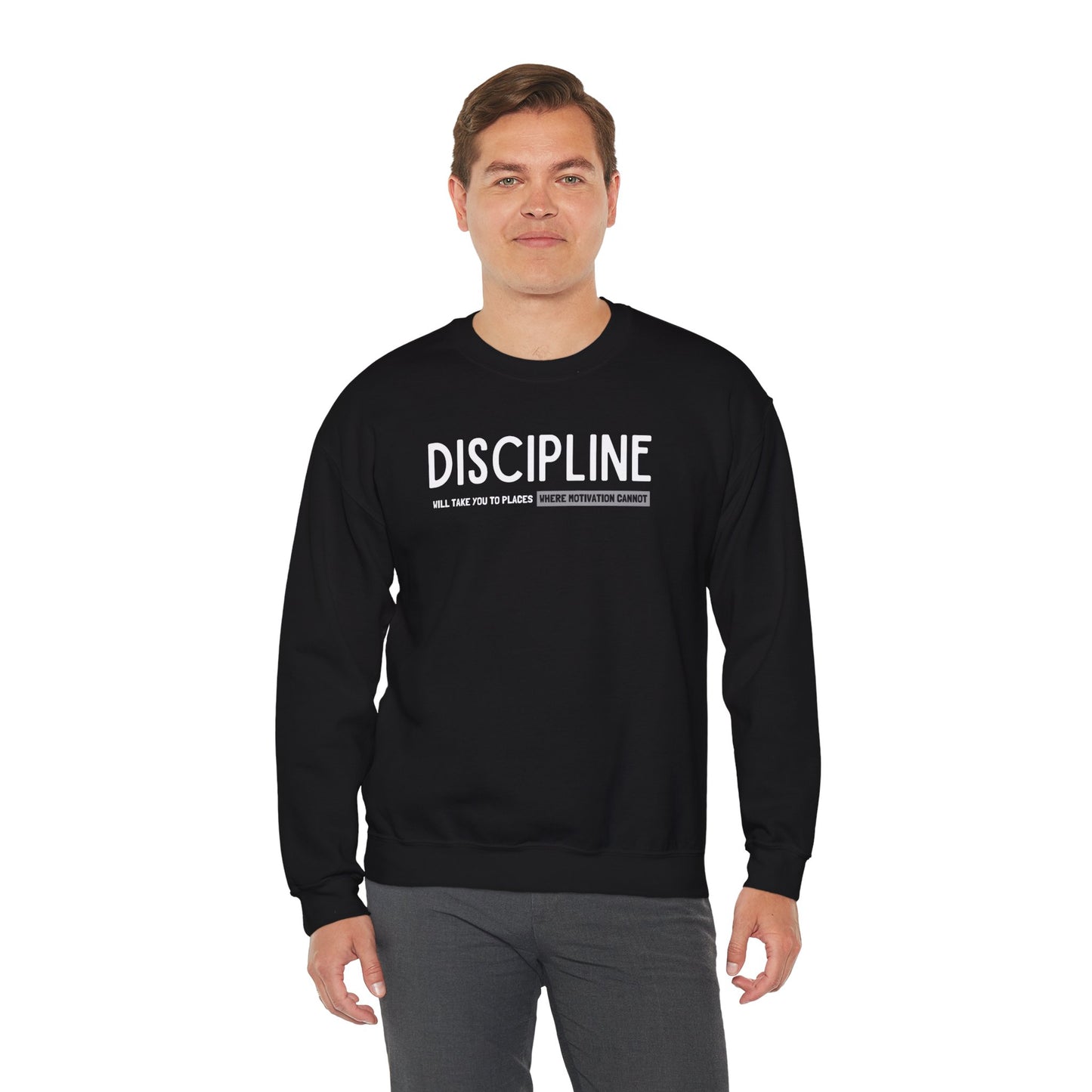 Discipline (Adult Unisex Crewneck Sweatshirt)
