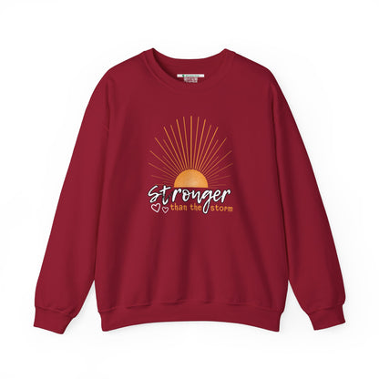 Stronger Than the Storm (Adult Unisex Crewneck Sweatshirt)